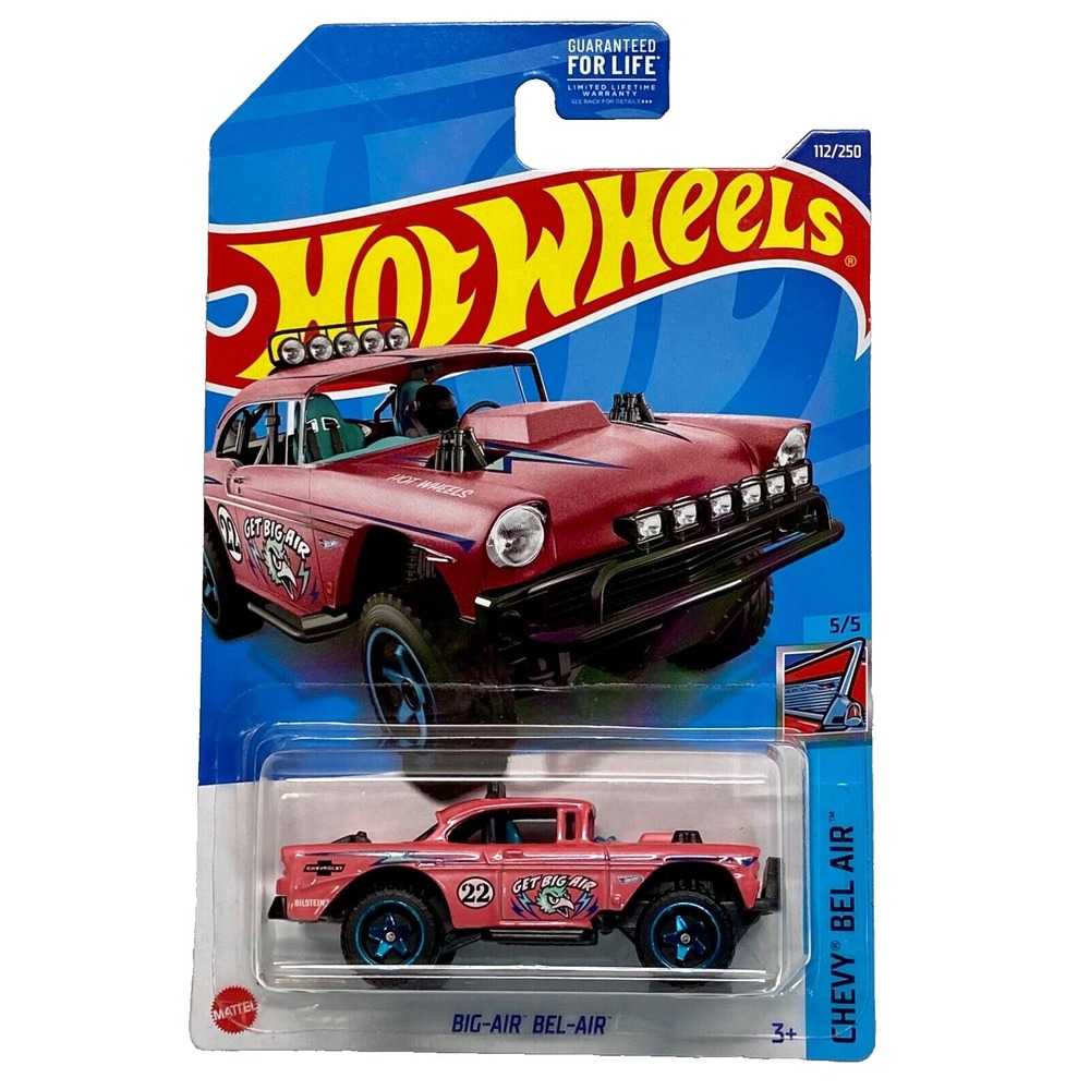 Hot Wheels Big-Air Bel-Air 112/250 HW Bel Air 5/5 Pink 1:64 Die-cast NIP 2022